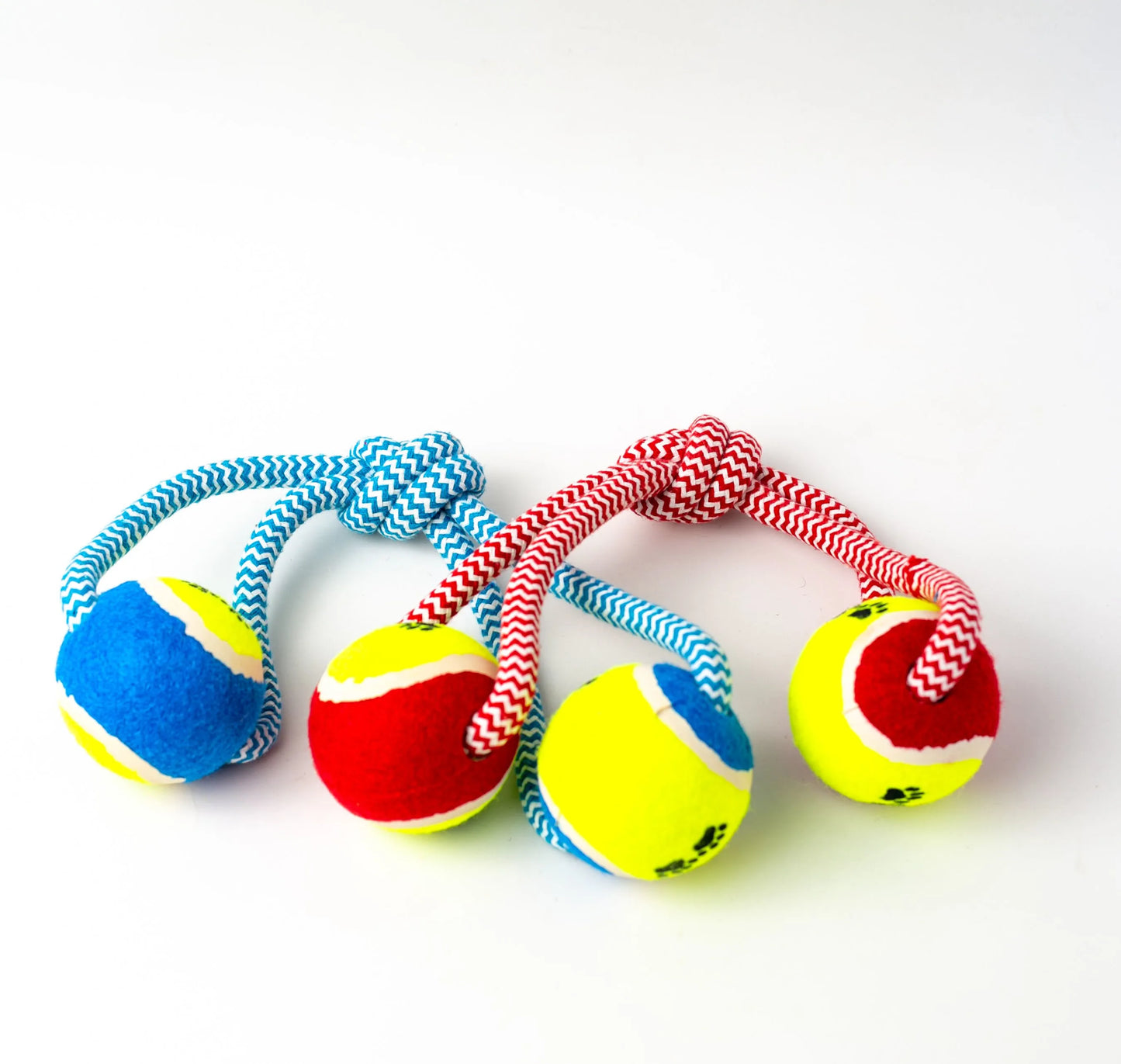 2-in-1 Tenis Ball Rope Toy