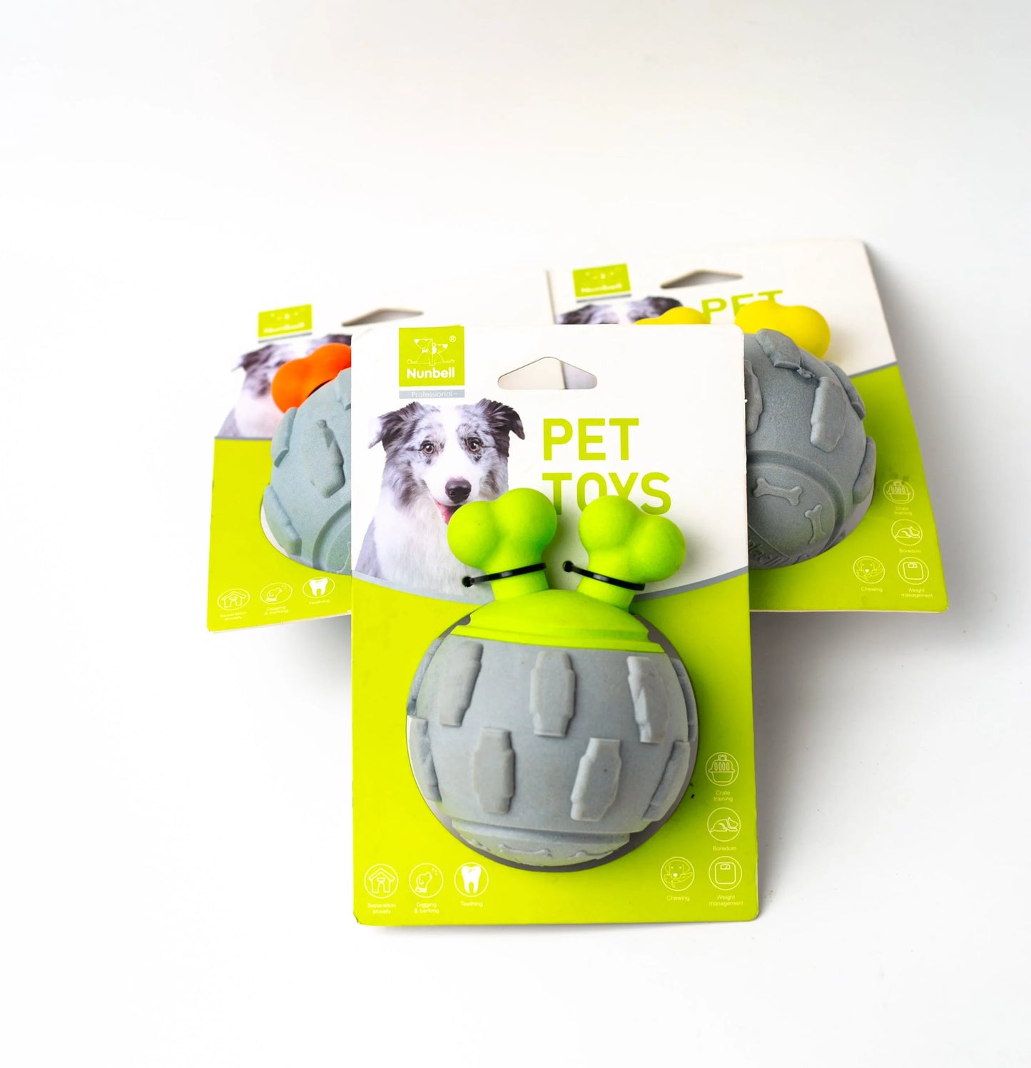 2 BONE HORN BALL TOY