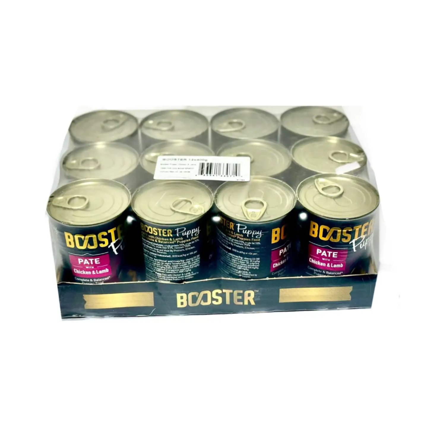 Booster Puppy Pâté with Chicken & Lamb – 12x400g