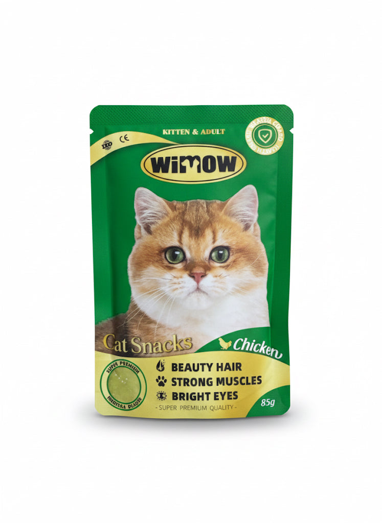 Wimow Kitten & Adult Cat Snack Chicken Flavour