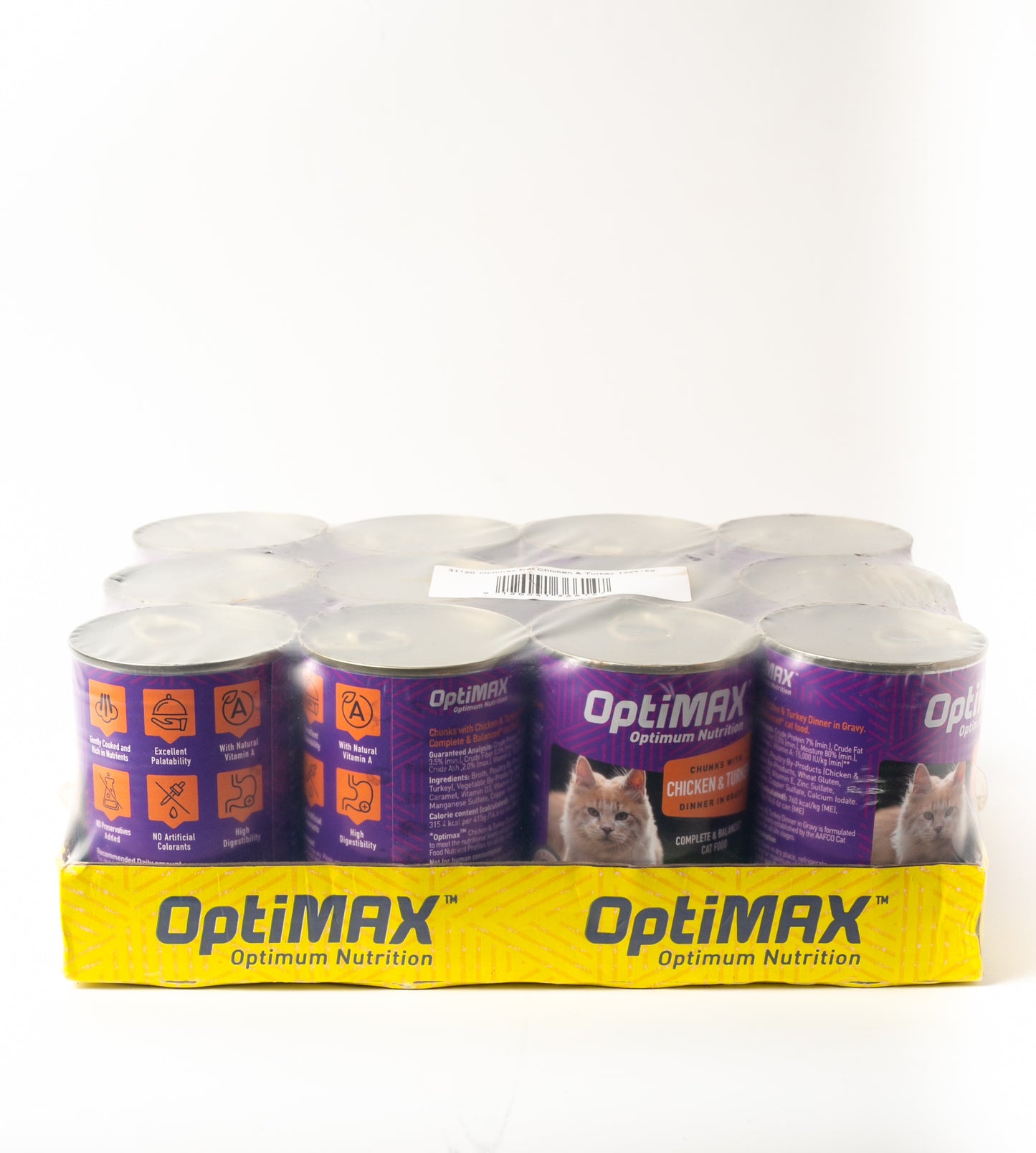 OptiMax Cat Chicken and Turkey Can Food