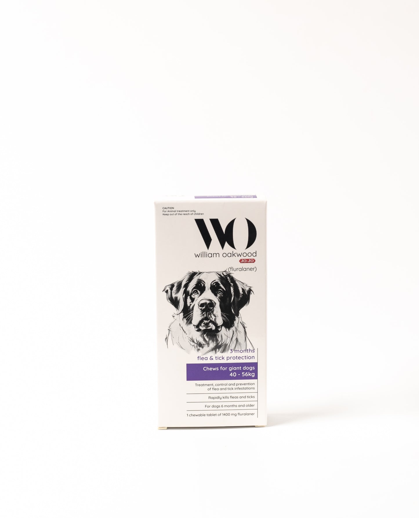 William Oakwood Jojo Flea and Tick Chew for Giant Dogs 40 to 56kg