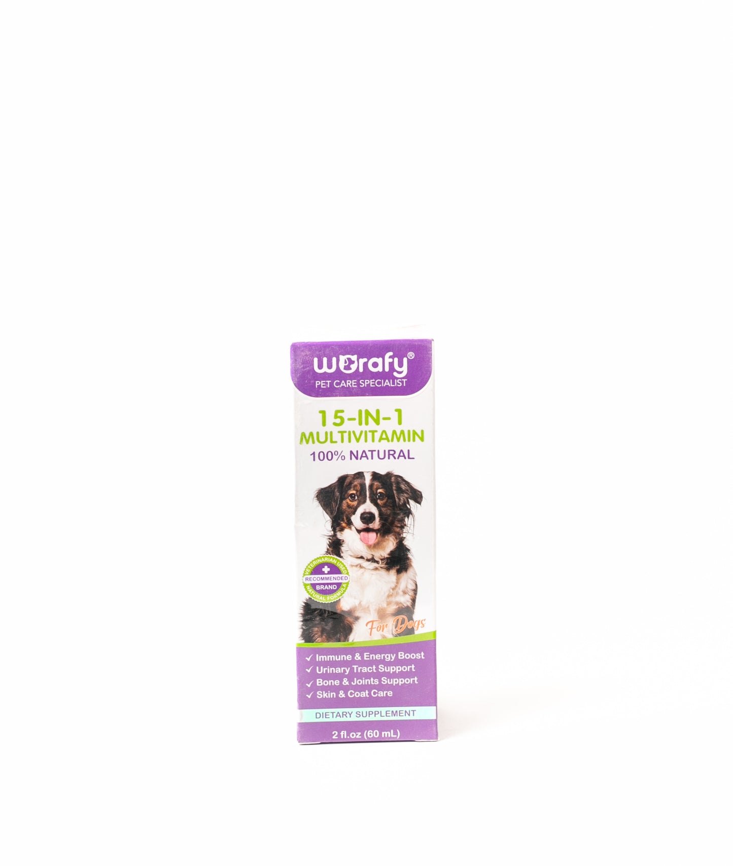 Worafy 15-in-1 Multivitamin for Dogs (60ml)