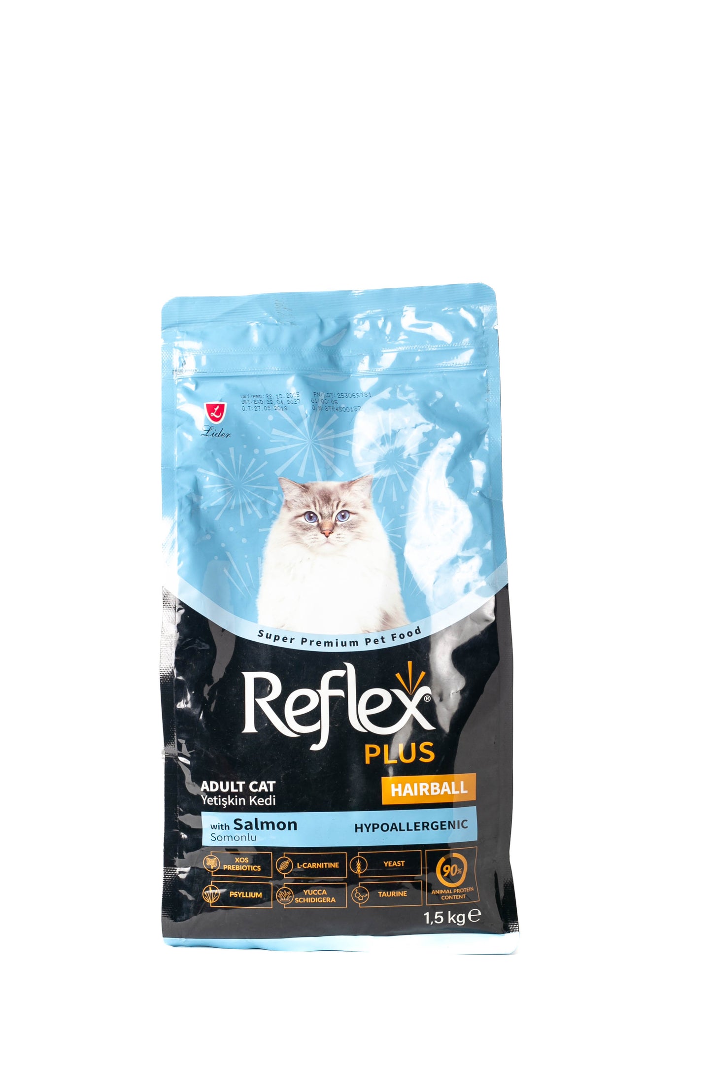 Reflex Plus Adult Cat Dry Food, 1.5kg