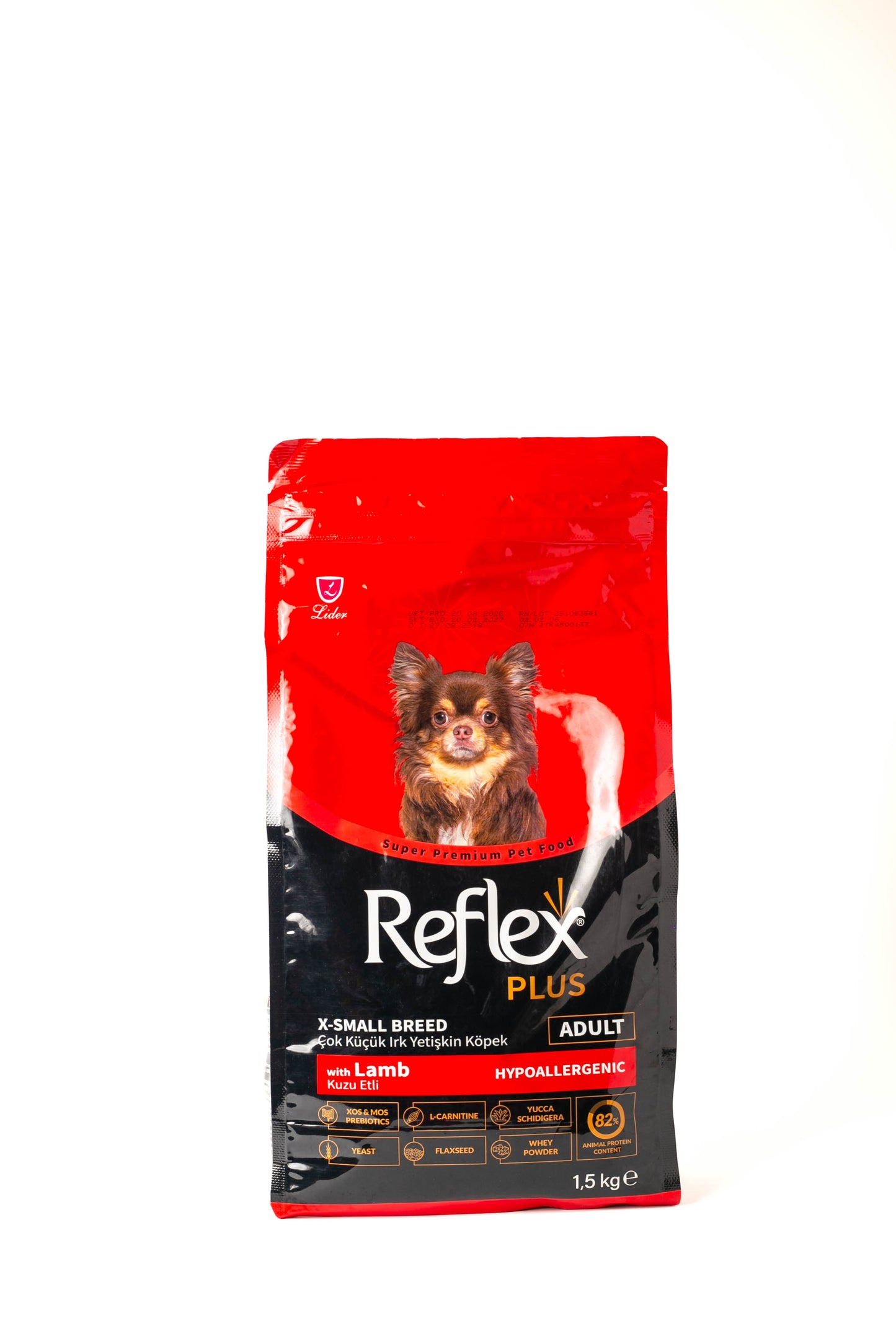 Reflex Plus Adult X Small Breed Dry Dog Food, Lamb 1.5kg