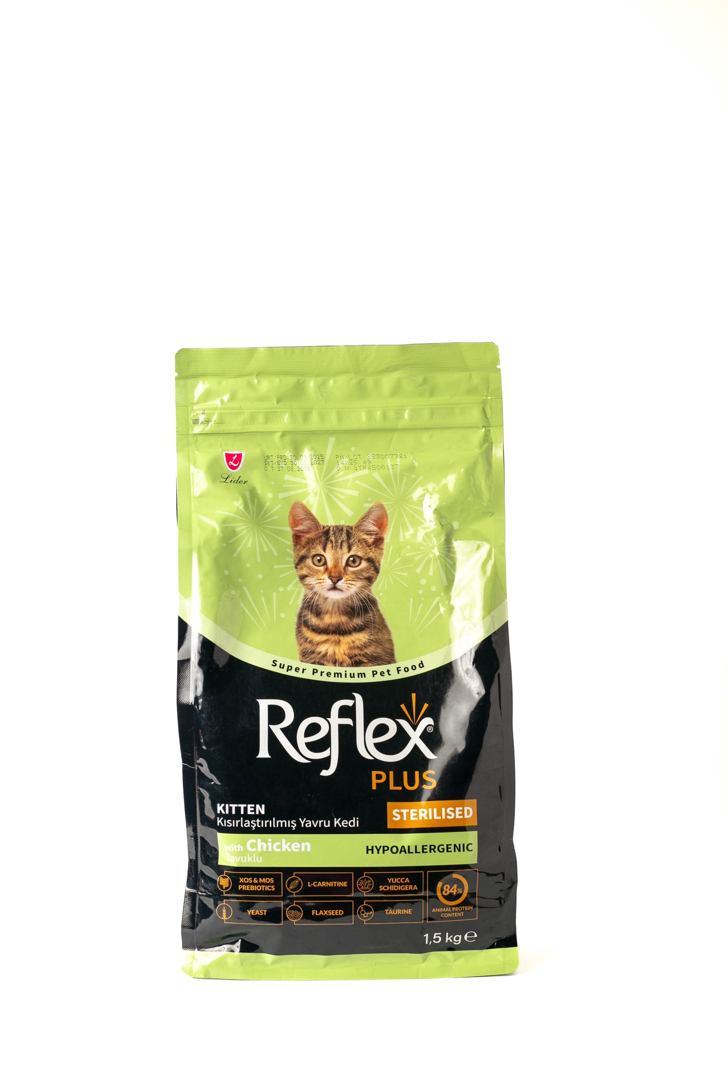 Reflex Plus Kitten Dry Cat Food, 1.5kg