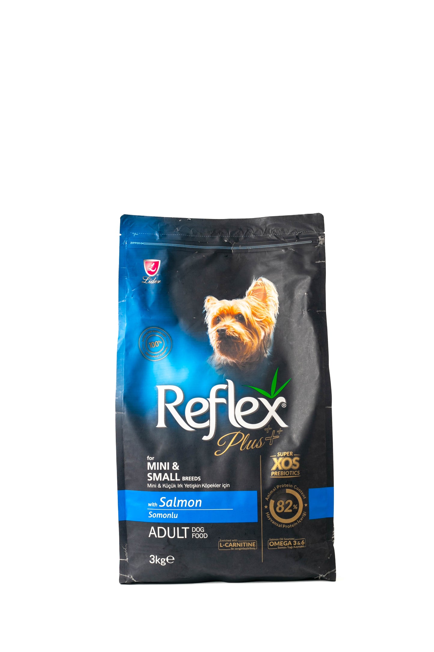 Reflex Plus Adult Mini and Small Breed Dry Dog Food, 3kg
