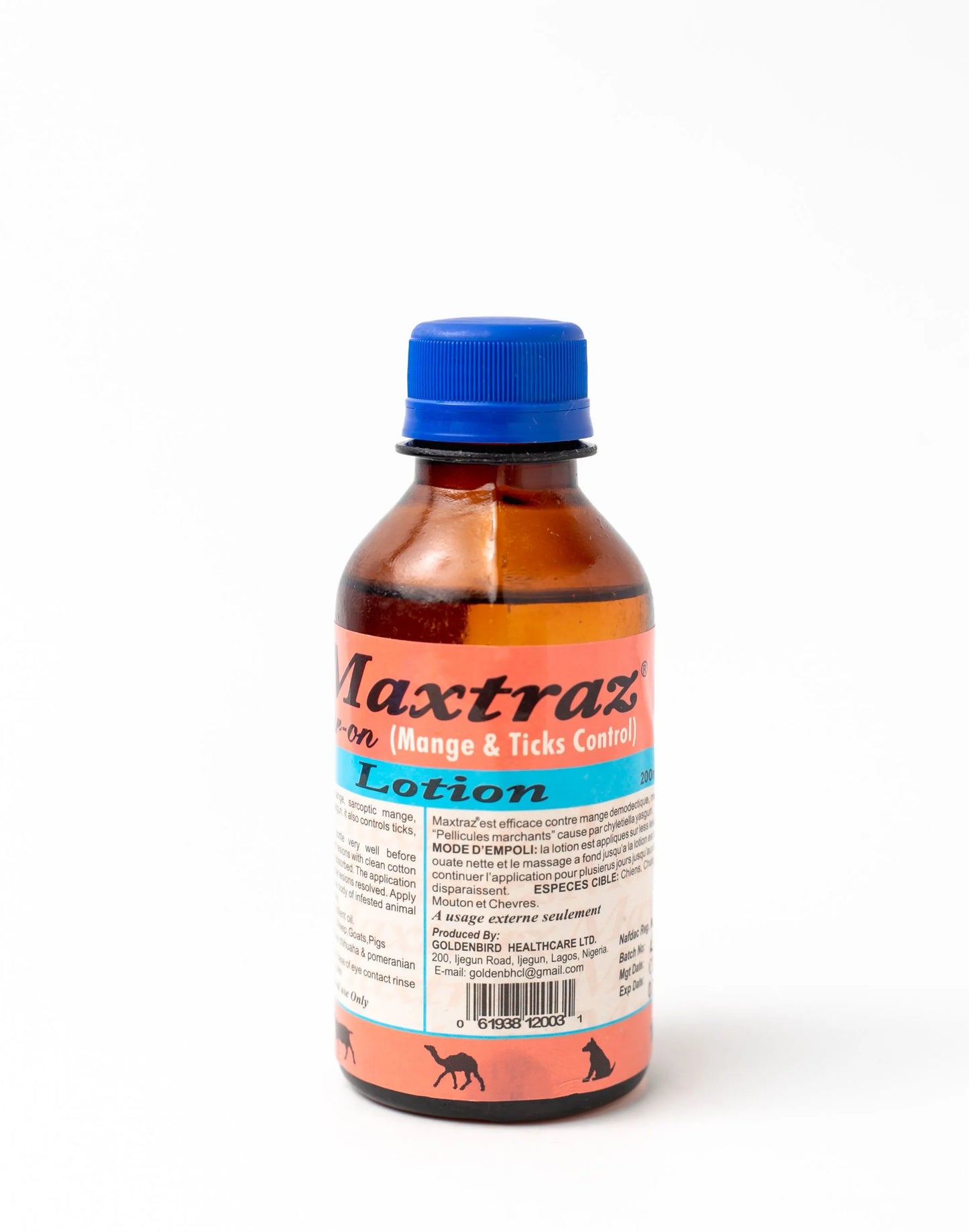 Maxtraz Mange & Ticks Lotion