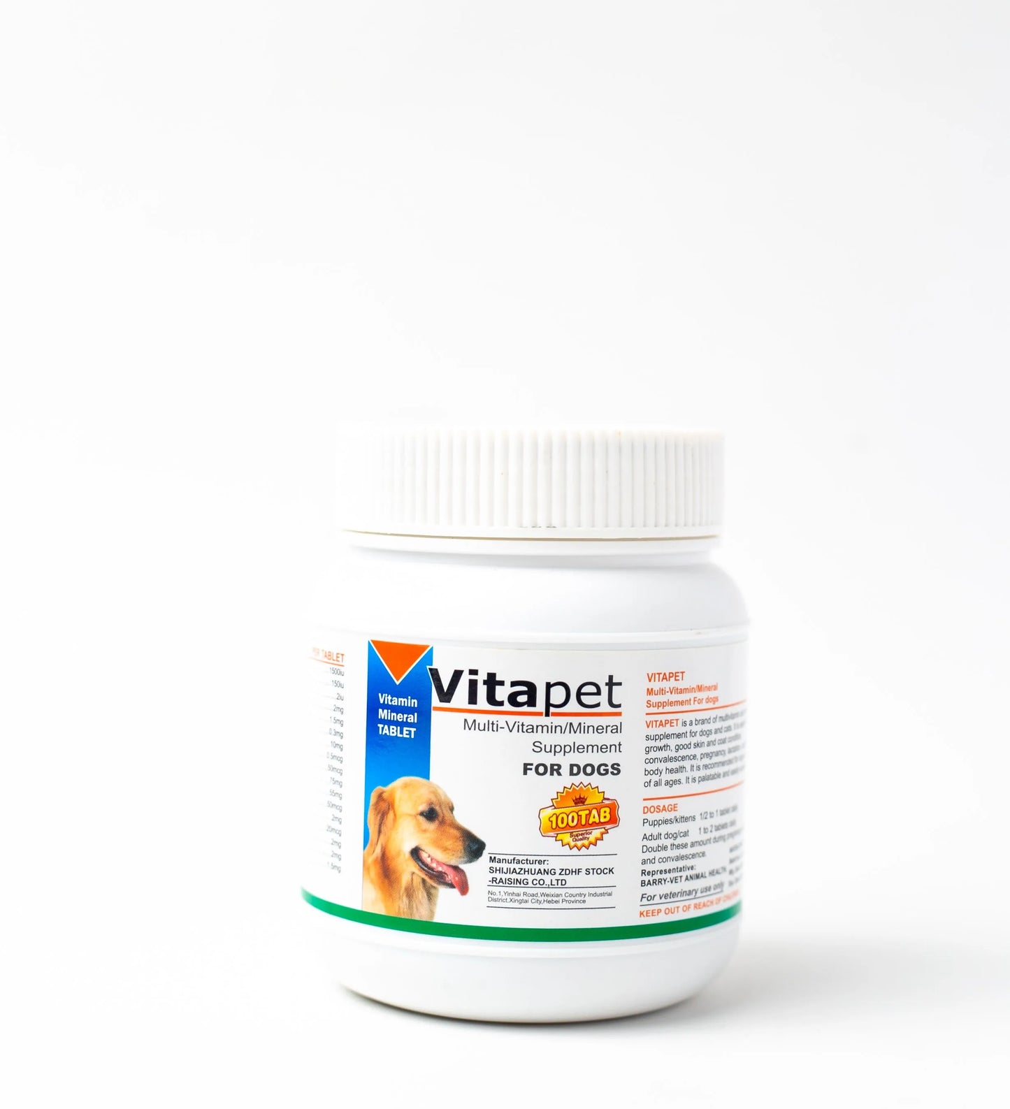 Vitapet Dog Vitamin Big 100tabs