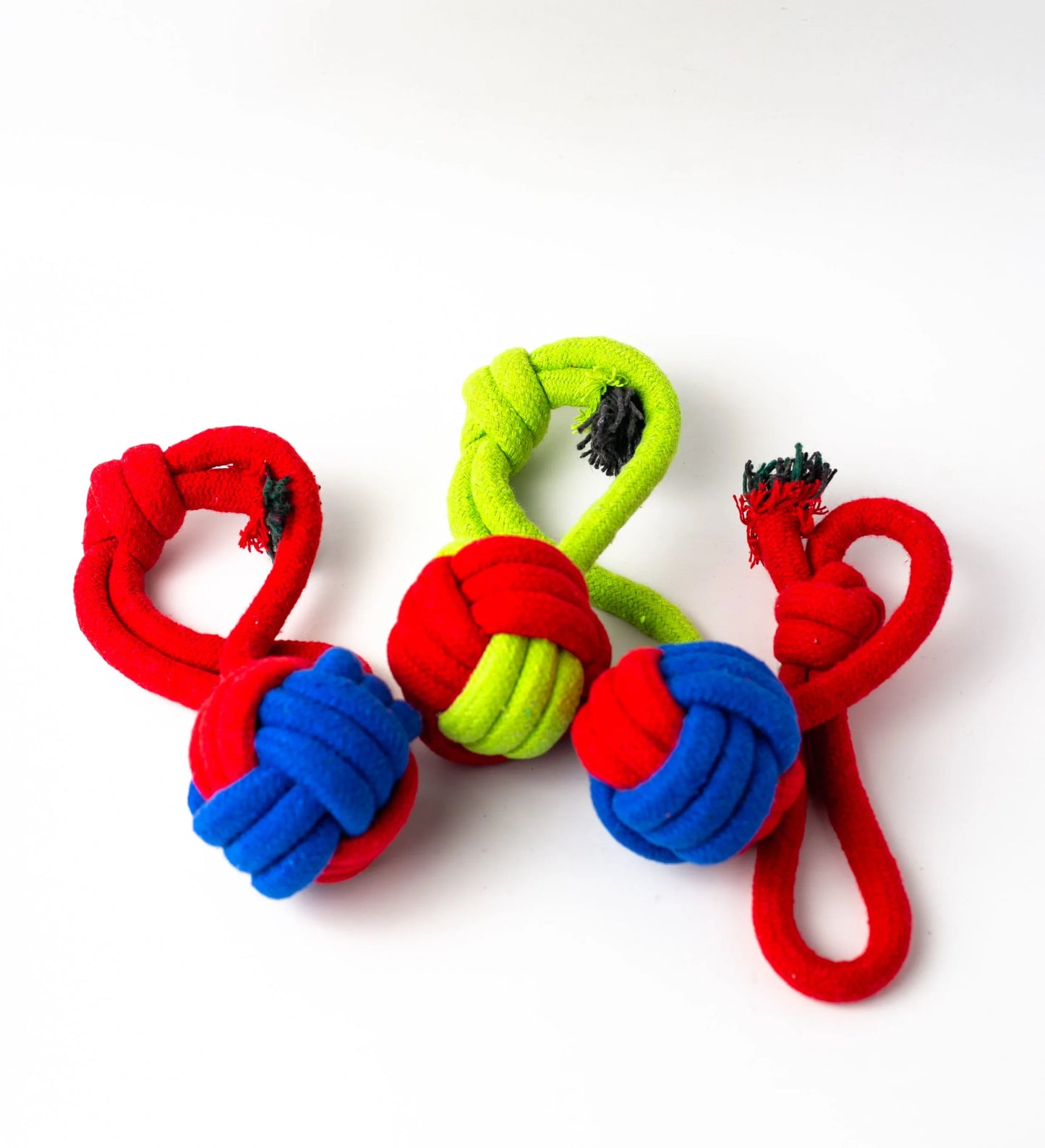 Woven Rope Long Ball Toy - Medium