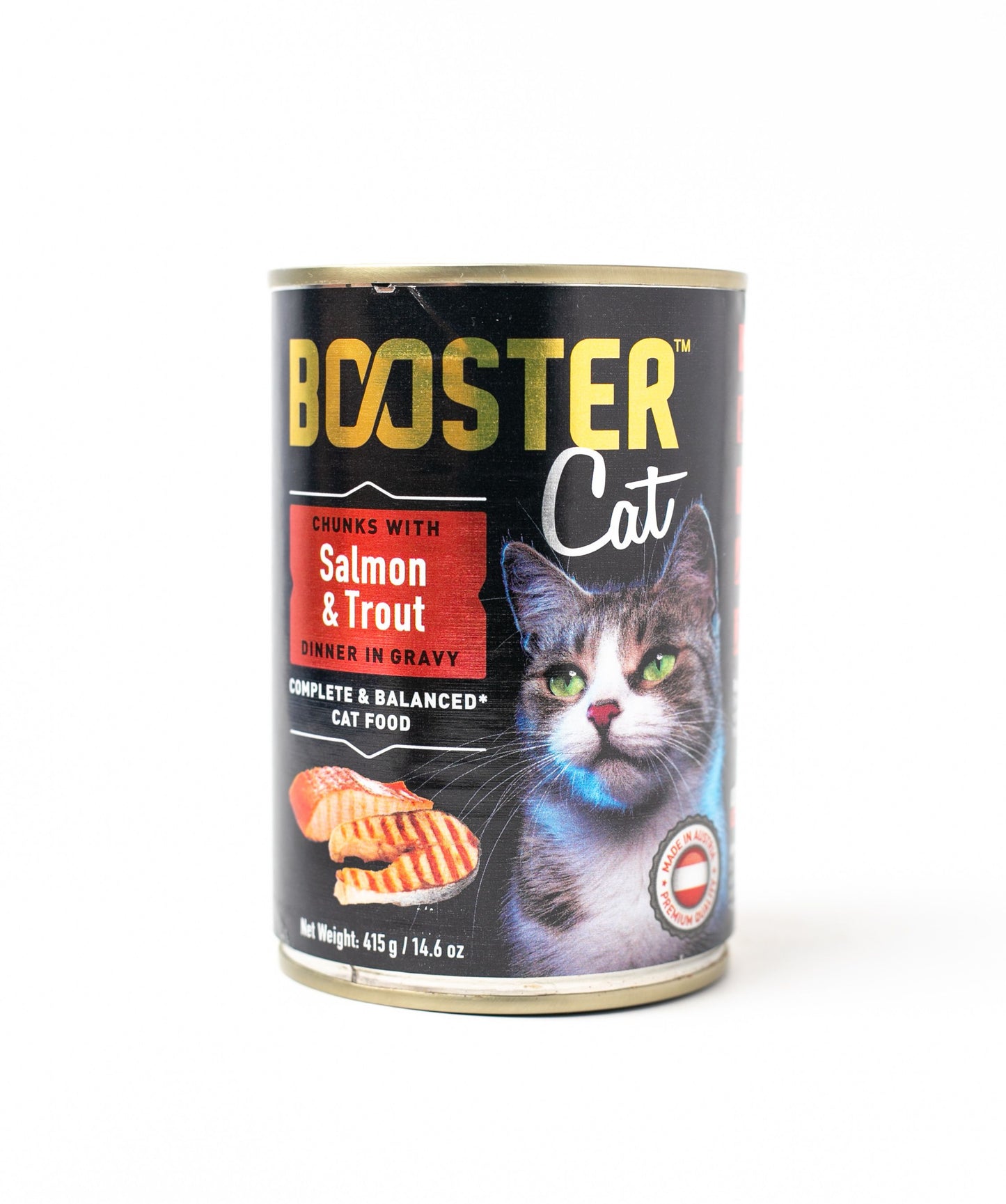 Booster™ Cat Chunks with Salmon & Trout (Dinner in Gravy)