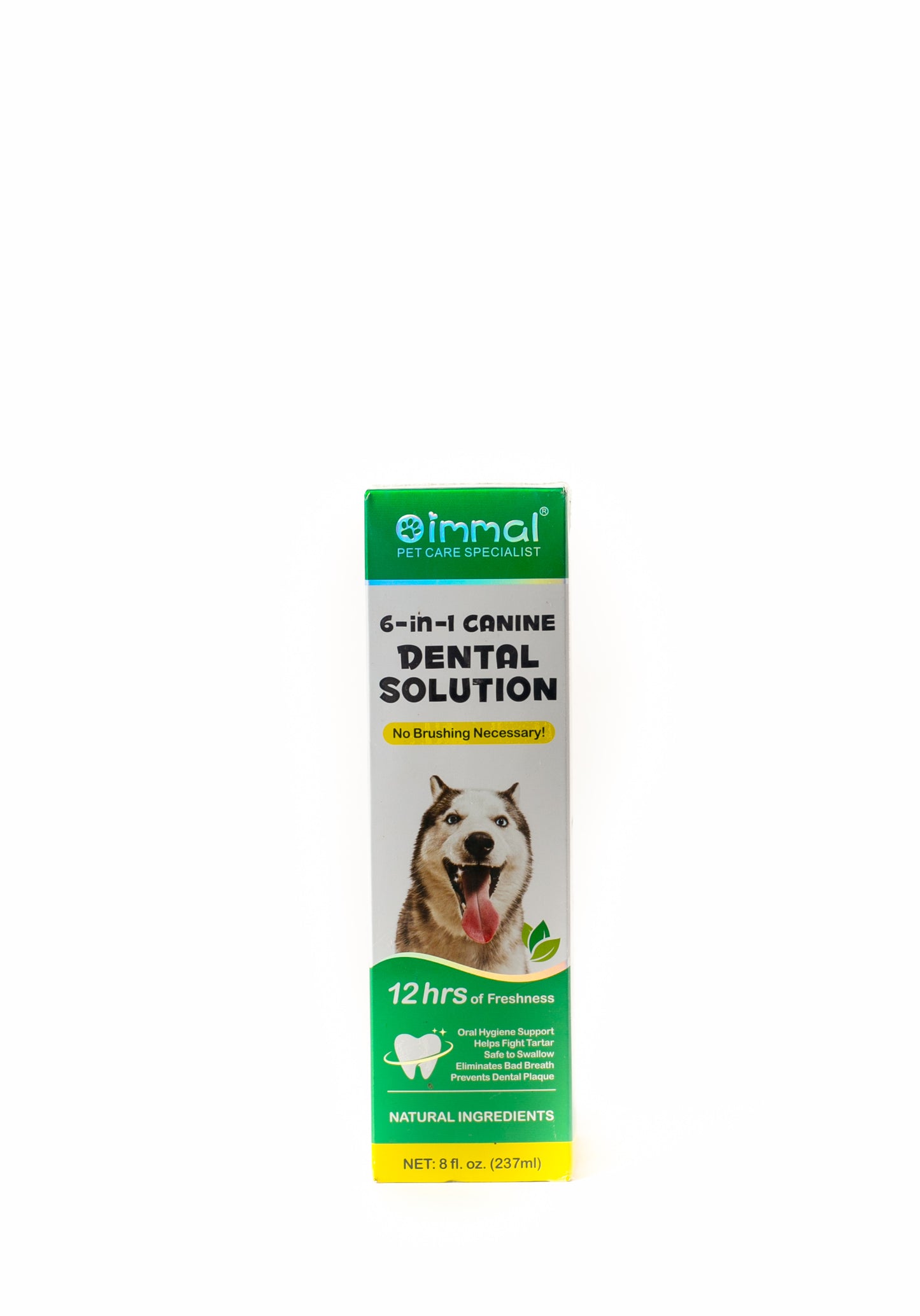 Immal 6 in 1 Canine Dental Solution 237ml