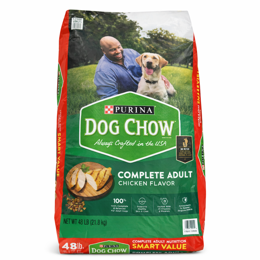 Purina Dog Chow Adult Dry Dog Food Chicken Flavor 21.8kg