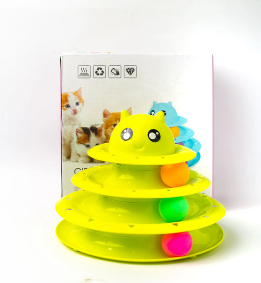 Circular Turnable Cat Toy