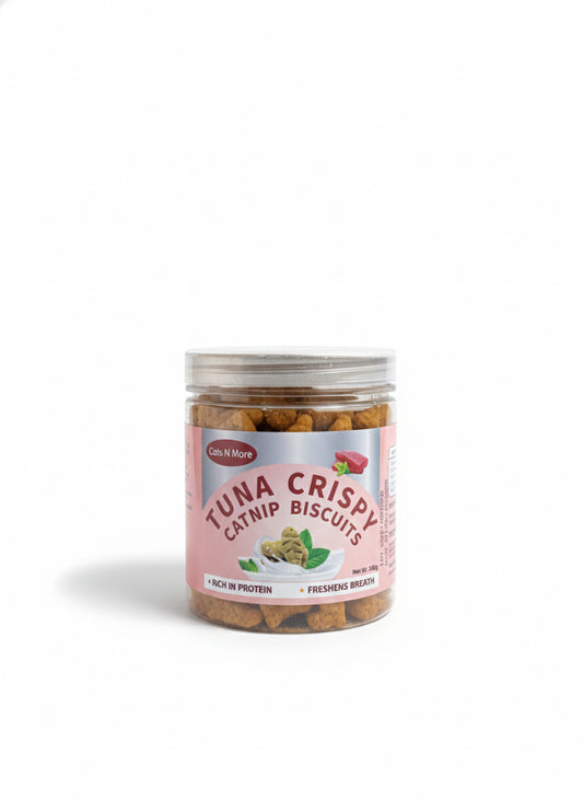 Tuna Crispy Catnip Biscuits