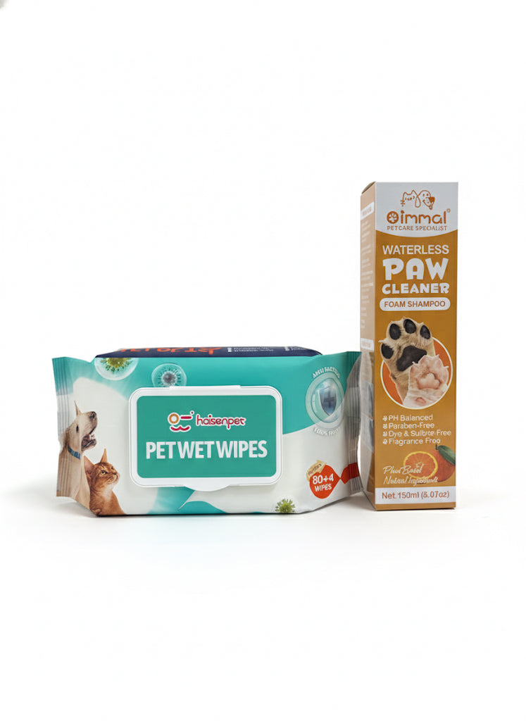 Everyday Clean Paws and Body Care Bundle for Dogs and Cats