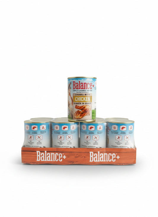 Balance+ Chicken Dinner in Gravy 12 Pack 415g