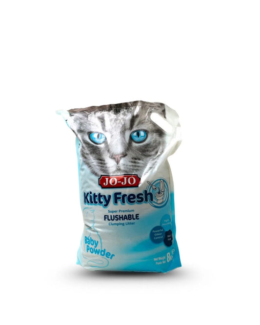 Jo-Jo Kitty Fresh Flushable Cat Litter 8kg