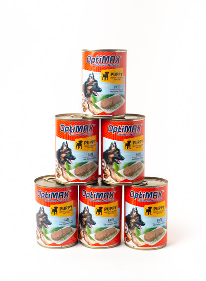 OptiMax Puppy Pate Chicken and Turkey Can Food
