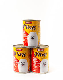 Jo-jo Mini Dog Wet Food Pack of 3 Cans (for small Breeds)