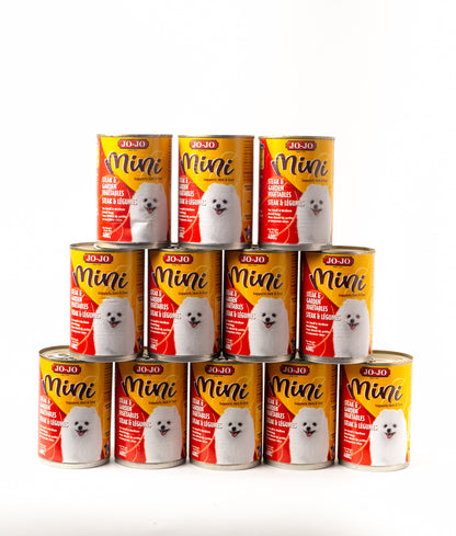 Jo-jo Mini Dog Wet Food Pack of 3 Cans (for small Breeds)