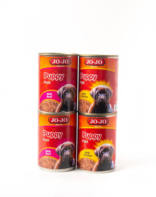 JoJo Puppy Pâté Mixed Flavour Pack of 4