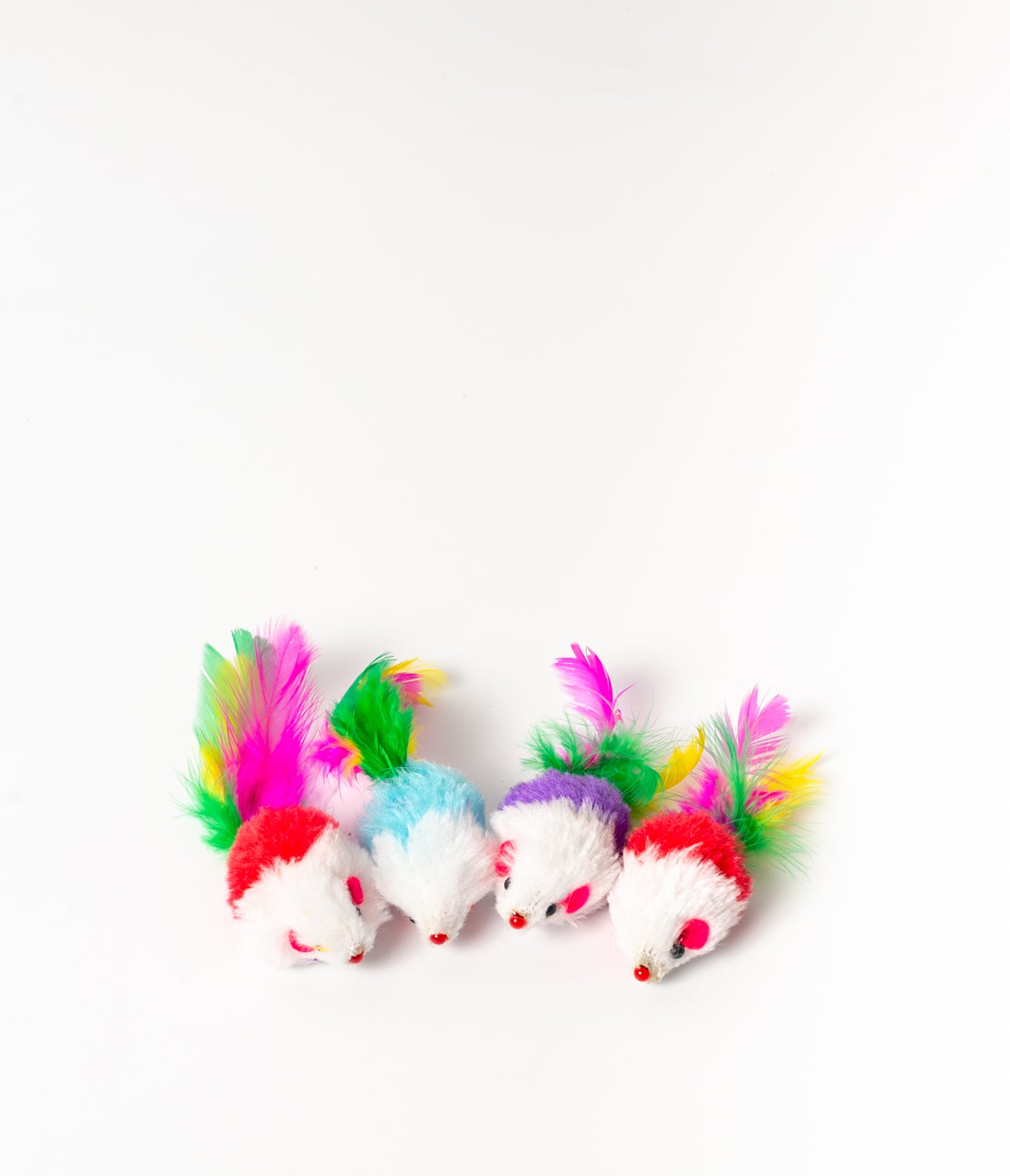 4-Pieces Cat Mouse Toy