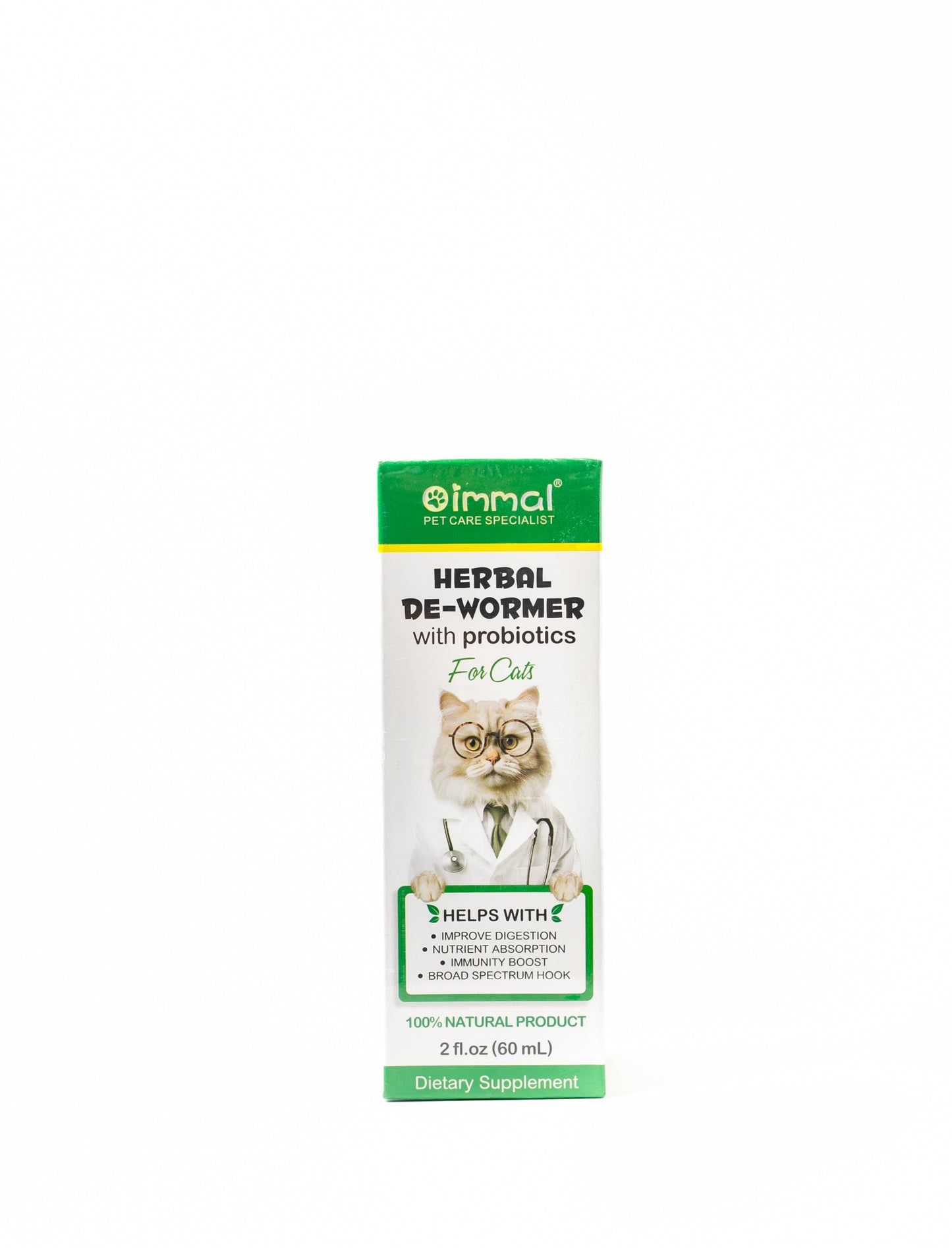 Immal Herbal DeWormer for Cats 60ml
