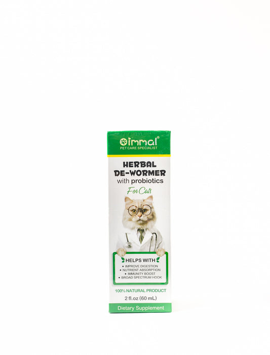 Immal Herbal DeWormer for Cats 60ml