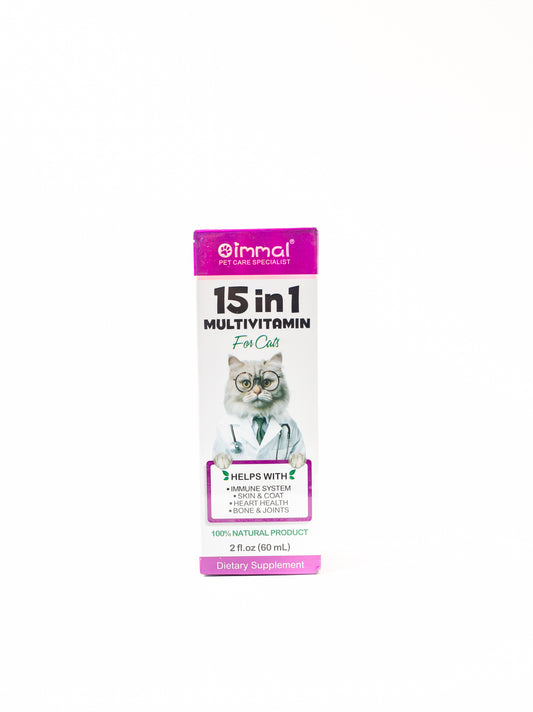 Immal 15 in 1 Multivitamin for Cats 60ml