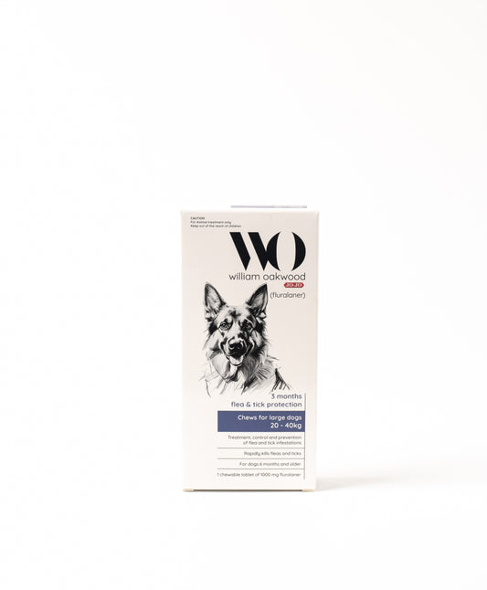 William Oakwood Flea and Tick Chew for Large Dogs 20 to 40kg