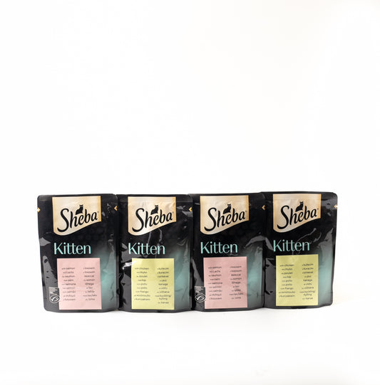 Sheba Kitten Mixed Selection in Gravy 4 Pouches