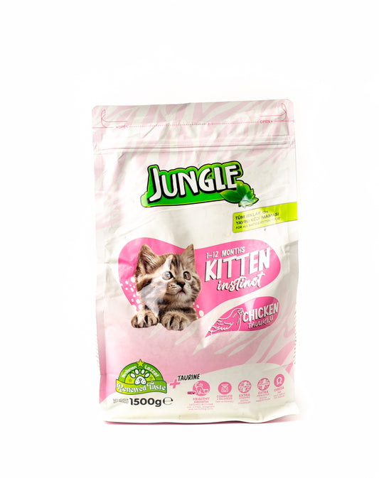 Jungle Kitten Instinct Chicken Dry Food 1.5kg