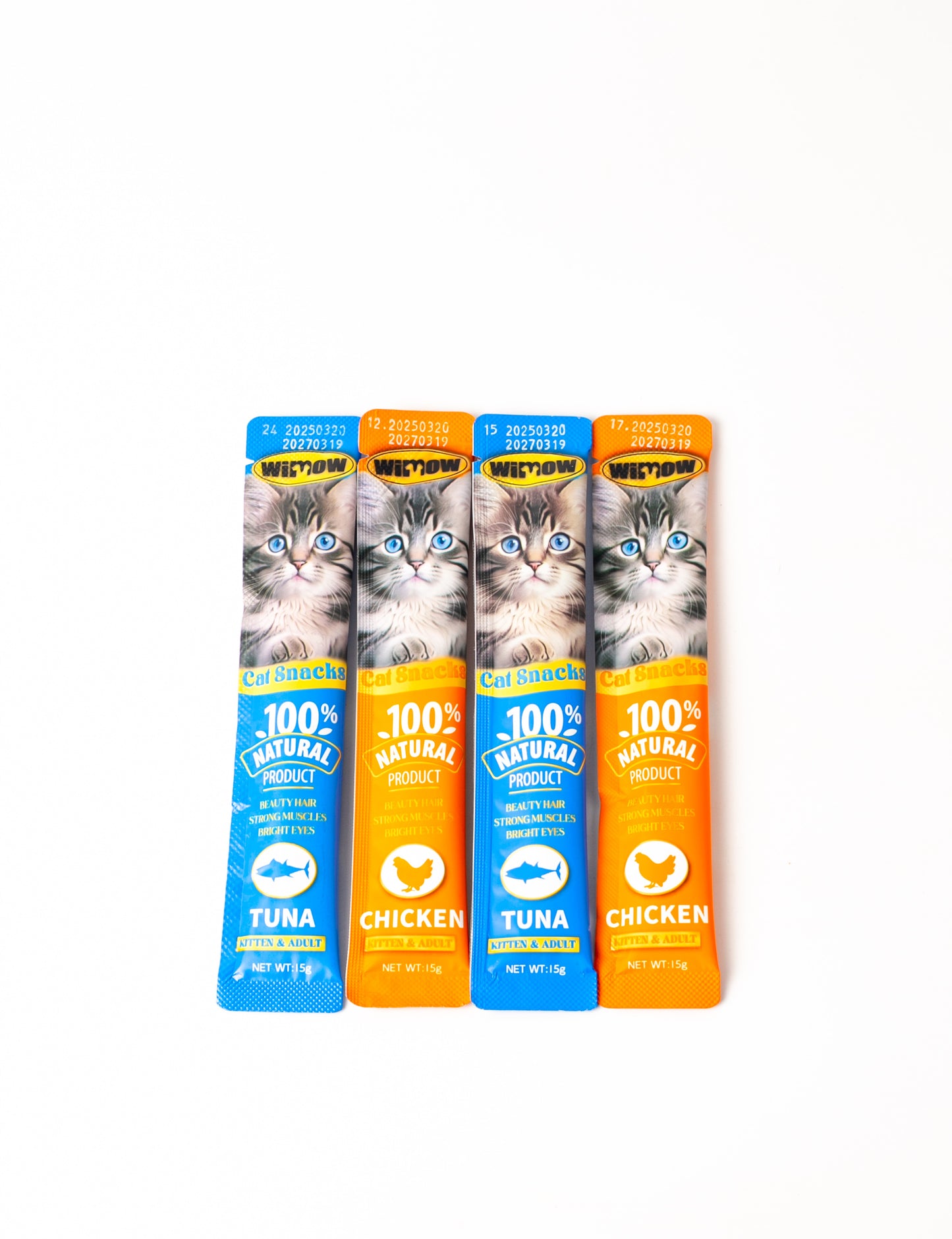 Wimow Kitten and Adult Cat Snack mixed flavour 4 in 1