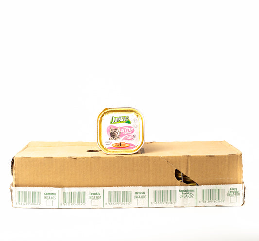 Jungle Kitten Instinct Pâté with Chicken 100g Pack of 32