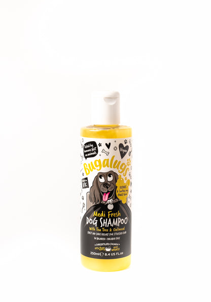 Bugalugs Medi Fresh Dog Shampoo With Tea Tree and Oatmeal (250 - 500ml)