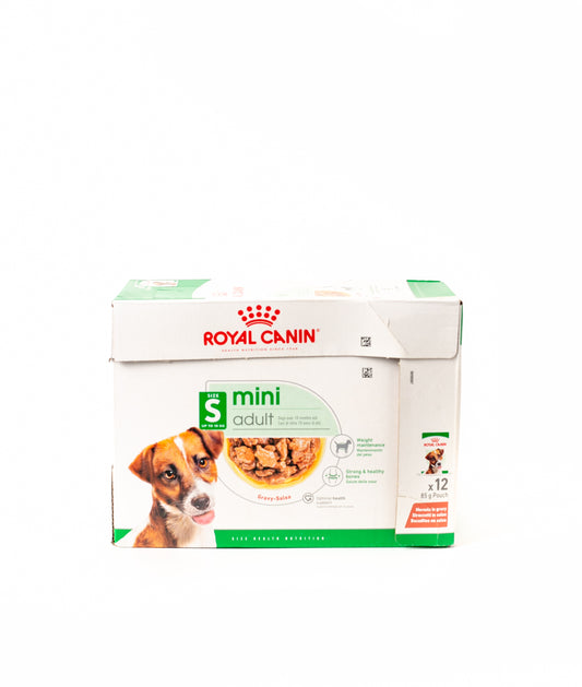 Royal Canin Mini Adult Wet Dog Food Pouches 85g - For Small Breeds