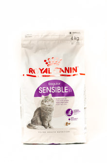 Royal Canin Sensible 33 Adult Dry Cat Food 4kg - for sensitive digestion