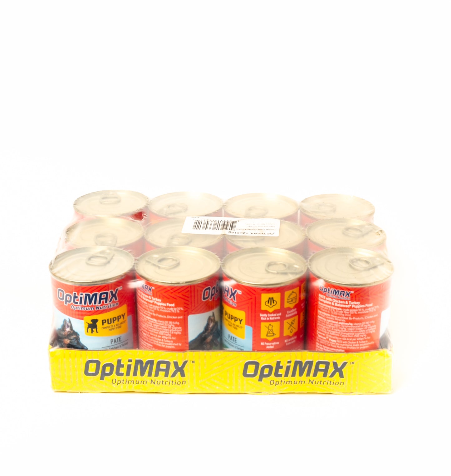 OptiMax Puppy Pate Chicken and Turkey Can Food