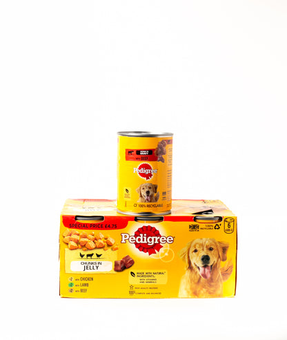 Pedigree Adult Chunks in Gravy –  Beef Wet Dog Food