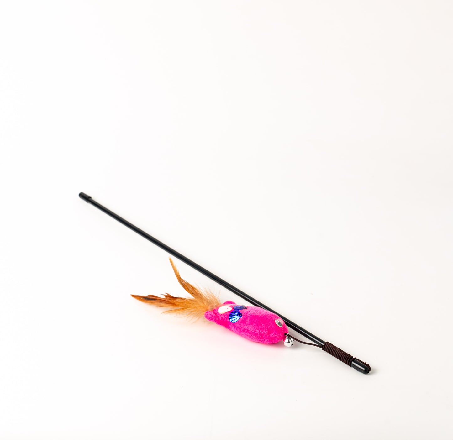 Feather Mouse Cat Teaser Wand