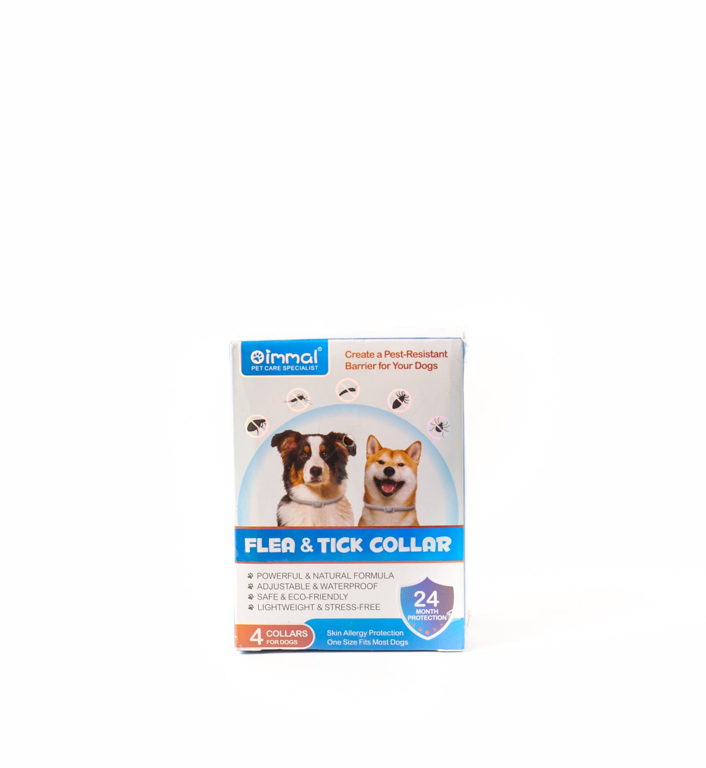 Immal Flea and Tick Collar for Dogs (4 in 1)