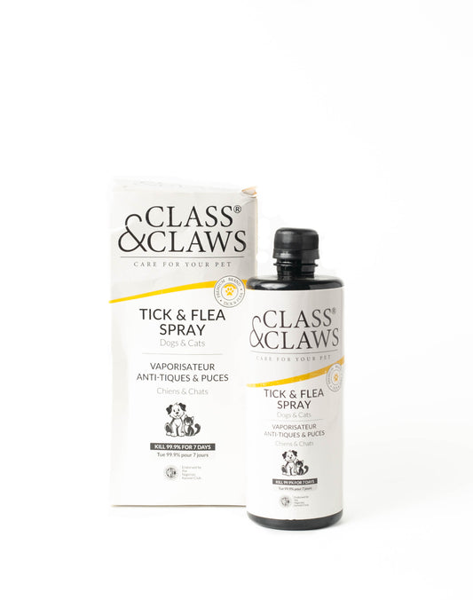 Class & Claws Tick and Flea Spray for Dogs and Cats