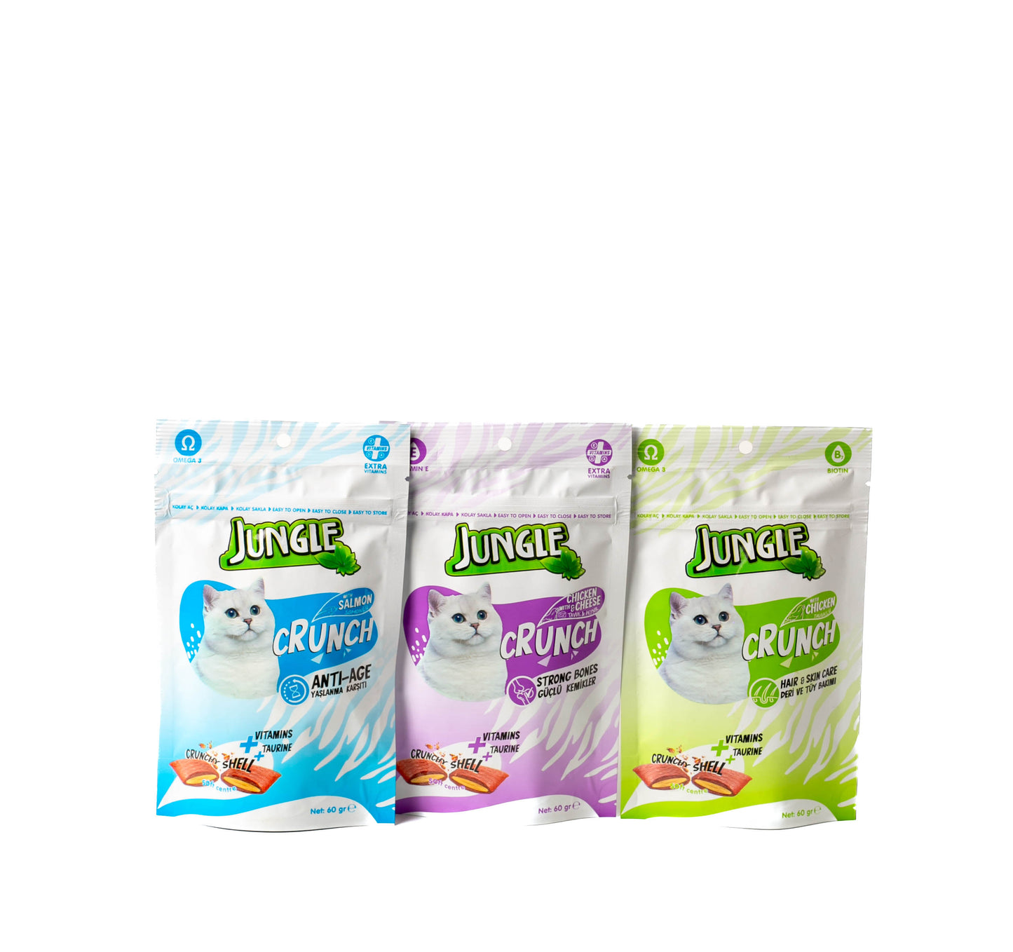 Jungle Crunch Cat Treats 60g