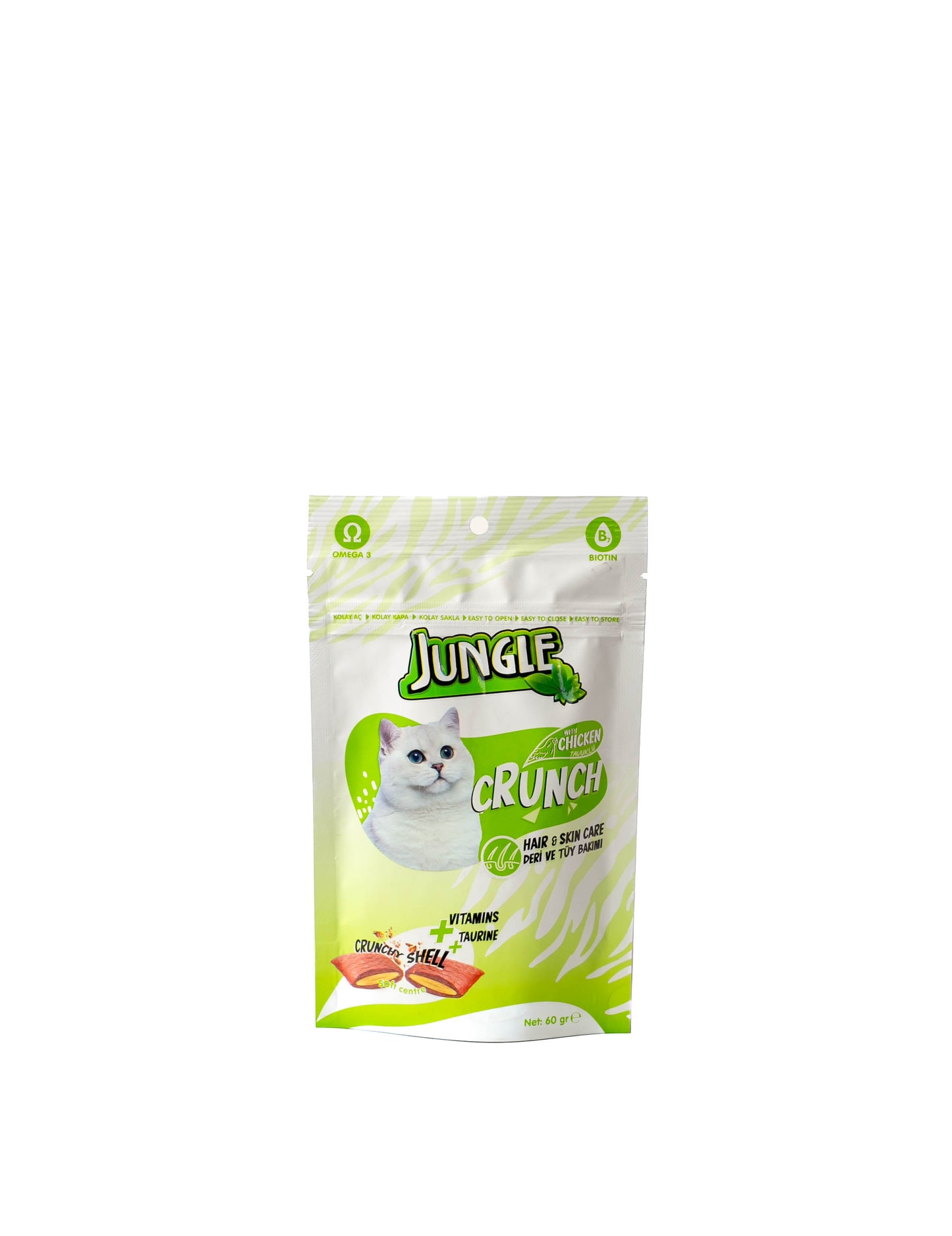 Jungle Crunch Cat Treats 60g