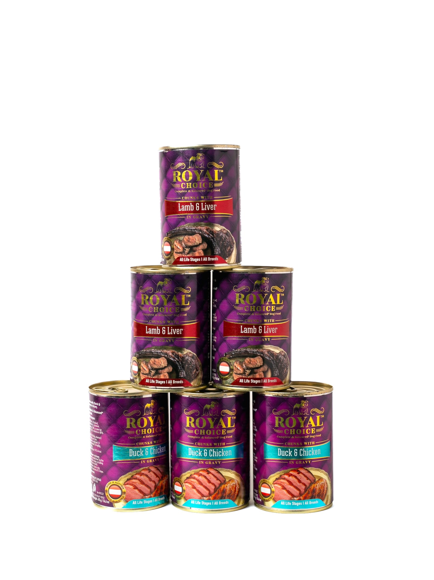 Royal Choice Chunks in Gravy Wet Adult Dog Food 400g