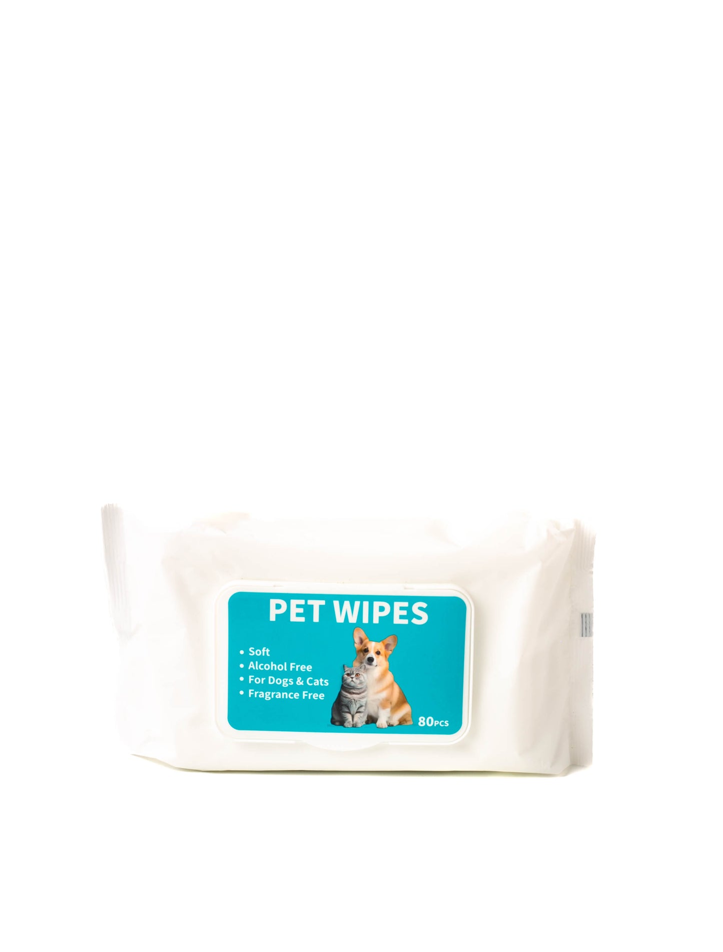 Pet Wipes for Dogs & Cats (80 Count)