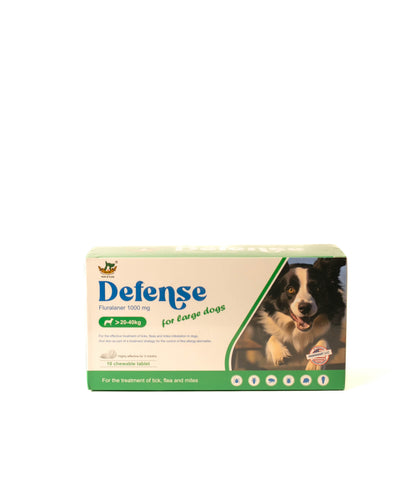 Defense Fluralaner Tick & Flea Chewable Tablets for Dogs