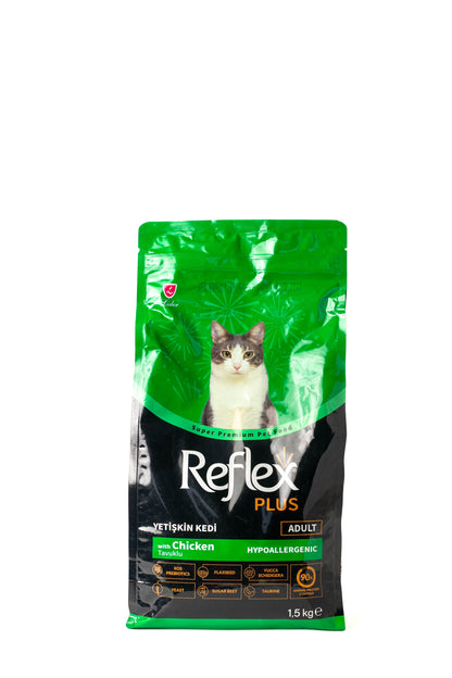 Reflex Plus Adult Cat Dry Food, 1.5kg
