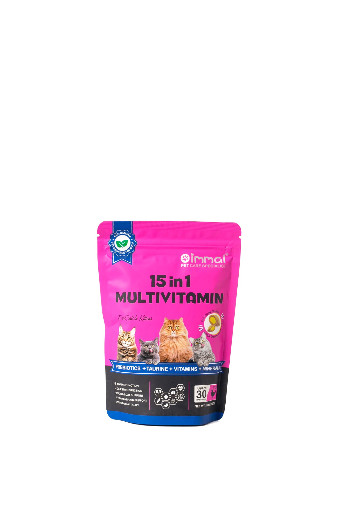 Immal Health Support Soft Chews for Cats and Kittens